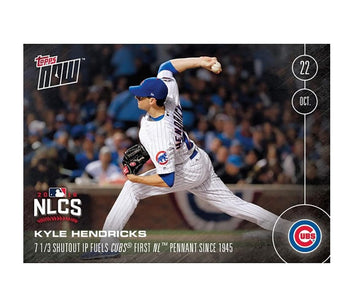 Mlb Chicago Cubs Kyle Hendricks #614 2016 Topps Now Trading Card