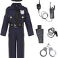 Neilyoshop Kids Police Cop Costume For Boys Police Office Costume Halloween Cosplay Party