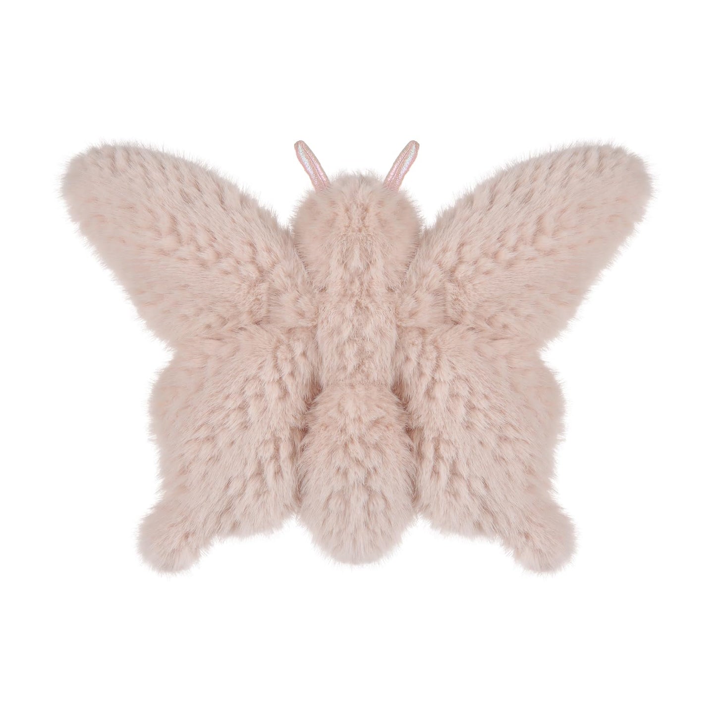 Apricot Lamb Plush Butterfly Toy - Soft Pink Stuffed Animal for Kids, 9.5 Inches, Cute Plushie for Baby Girls and Boys