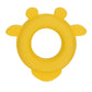 Nuby Natural Wood Teether With Soft Silicone, Minimalist Design Easy To Clean, Giraffe Yellow