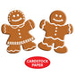 Decorative Mini Gingerbread Cutouts Pack Of 6