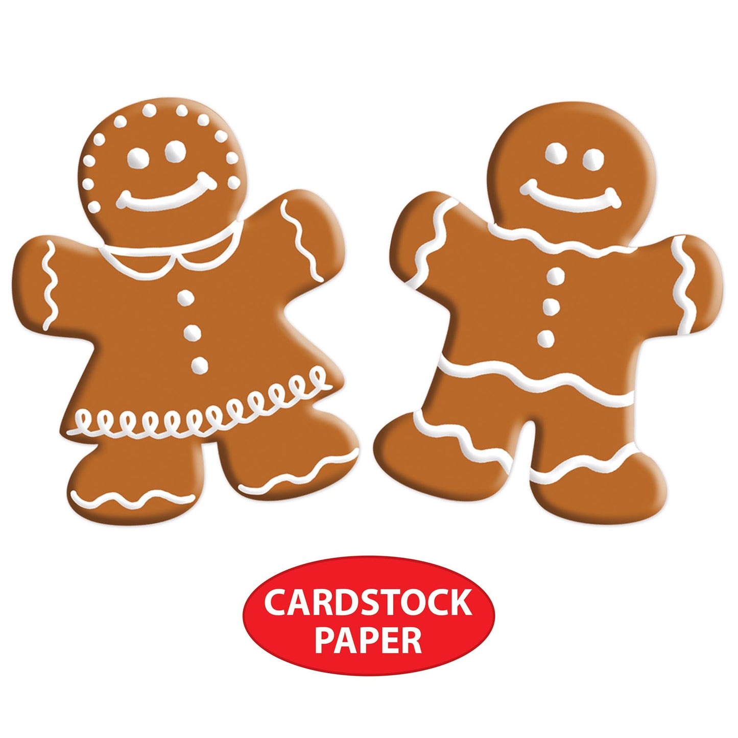 Decorative Mini Gingerbread Cutouts Pack Of 6