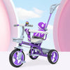 Tondu Safety Tricycle For Kids | Secure Guardrail, Parental Push Handle, Silent Eva Wheels, Cushioned Seat | Perfect For 1.5-4 Y
