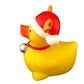 3' Christmas Reindeer Rubber Duck [Floats Upright] - Baby Safe Bathtub Bathing Toy