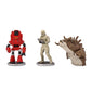 Toynk Fallout Nukatron and Synth 3-Inch Mini Figure Set 2-Pack for mature-themeds | Includes Build-A-Figure Deathclaw Piece