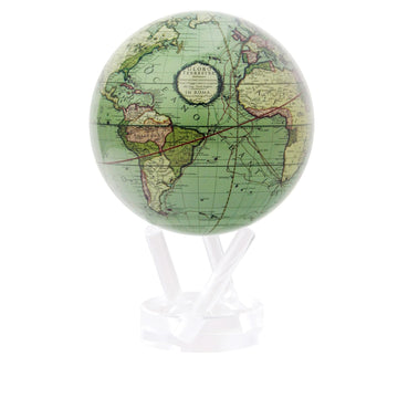 Mova Globe Antique Terrestrial Green 4.5'