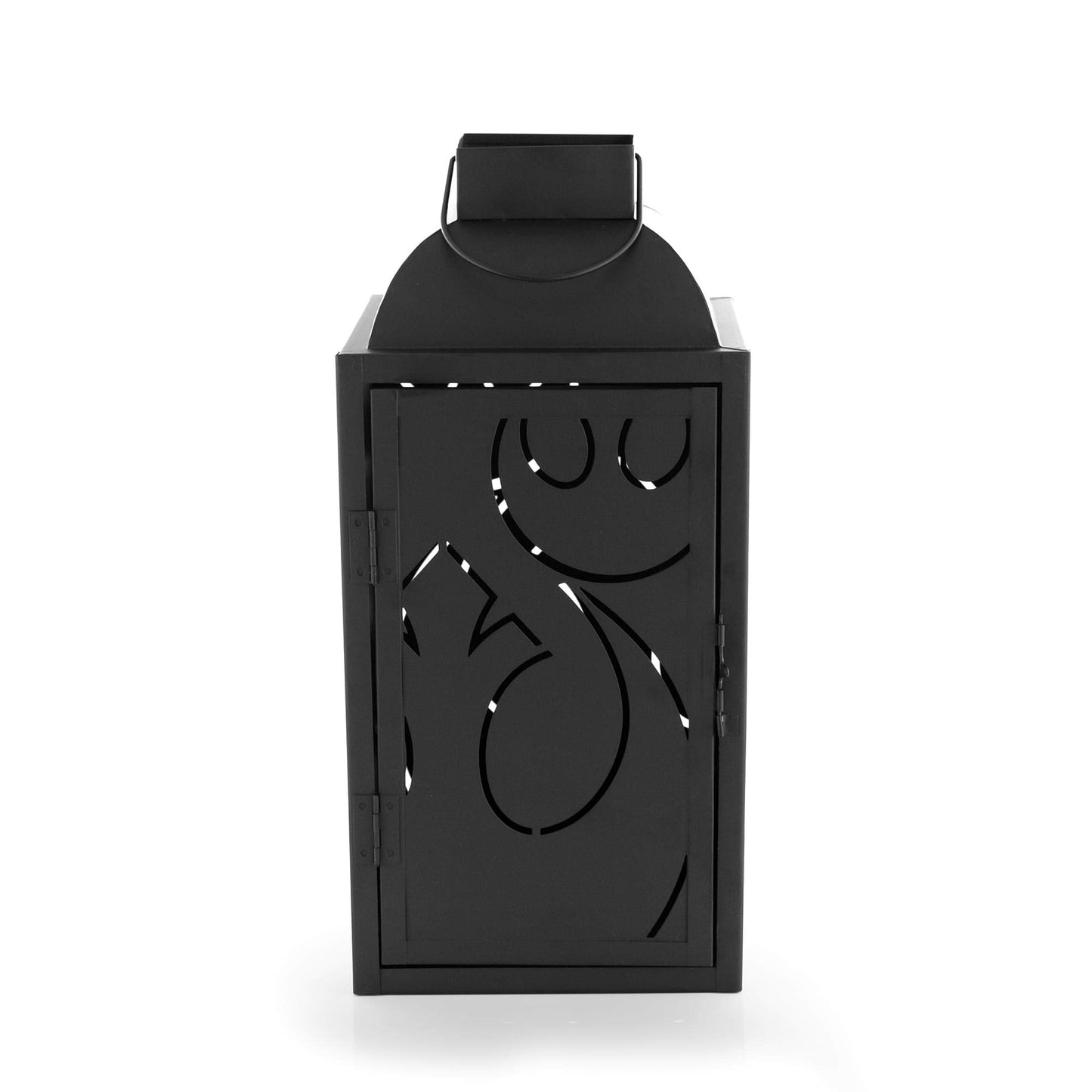 Seven20 Star Wars Stamped Lantern | Black Die-Cut Rebel Insignia Pattern | Indoor & Outdoor Use | 14 Inches Tall