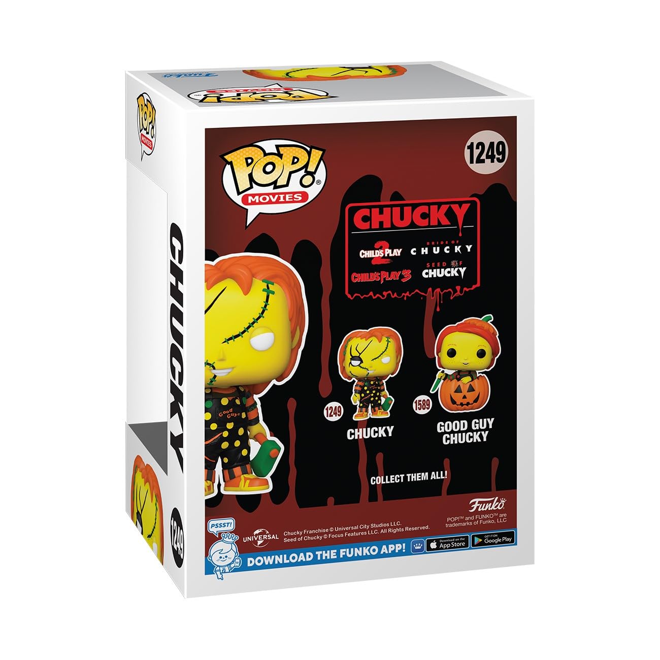 Funko Pop! Movies: Chucky Vintage Halloween - Chucky - Collectable Vinyl Figure - Gift Idea - Official Merchandise - For Kids &