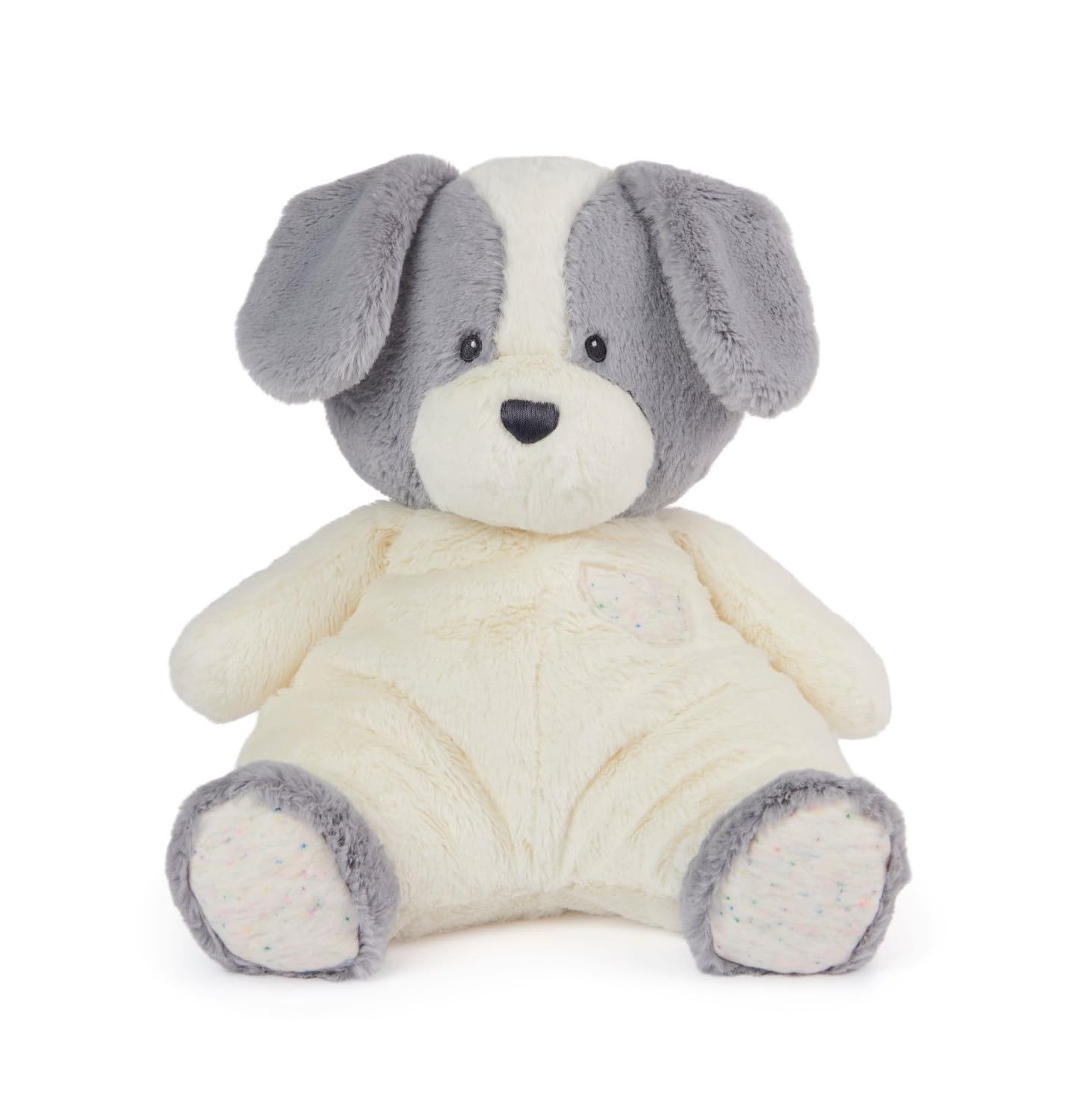 GUND Baby Oh So Snuggly Puppy  Large Stuffed Animal Dog for Babies and Infants  Grey/White  12.5 