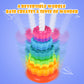NiToy Spinning Stacking Toy for Kids  Rainbow Tower Dual-Color Spinning Wheels enhanced Strong BPA-Free ABS Plastic Early Education Fun Learning and Engaging Brain Development Toys (Small)