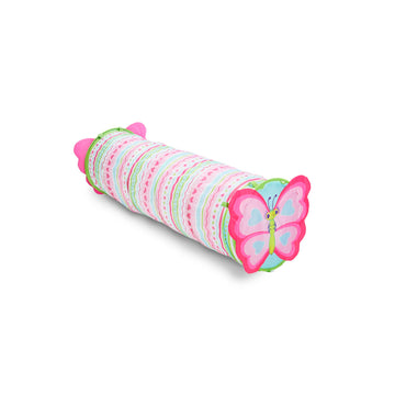 Melissa & Doug Sunny Patch Cutie Pie Butterfly Crawl-Through Tunnel (E-Commerce Packaging) - Indoor Outdoor Baby Tunnel Crawl Developmental Activity Toy