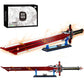 HIGH GODO Wolf Gravestone decorative replica blade Building Set  41in Cosplay Anime decorative replica blade Building Set with Stand  Collection Model decorative replica blade Toy Gift for mature-themeds Kids Ages 8+ (823 Pieces)