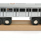 Munipals New York City Subway Wooden Railway (B Division) J Train/Nassau Street Express–Child Safe And Tested Wood Toy Train