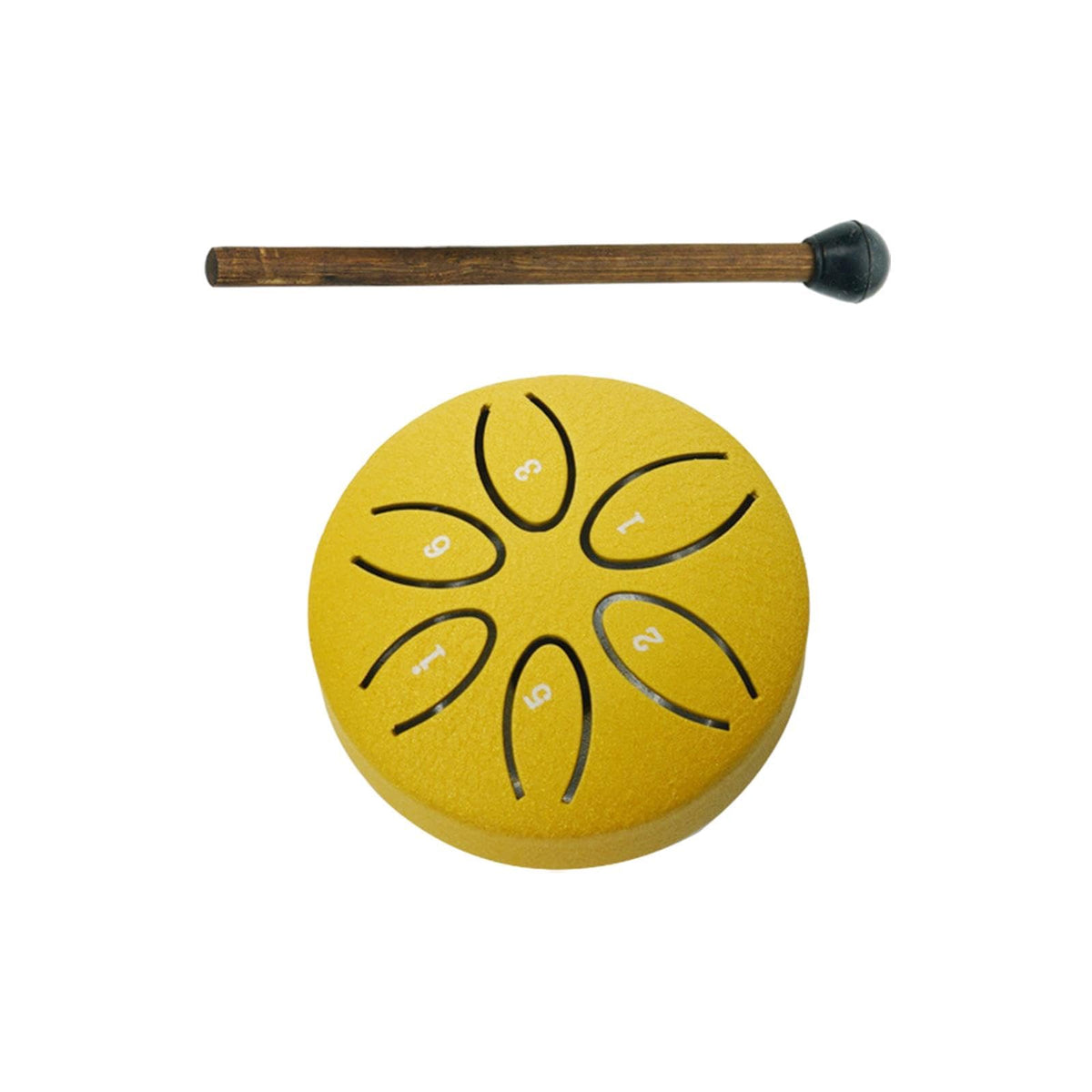 Enakshi (Label) Creations Steel Drum 3 Inch 6 Notes Percussion Instrument For Yoga Musical Kids Goldmusic Drums Musical Instrume