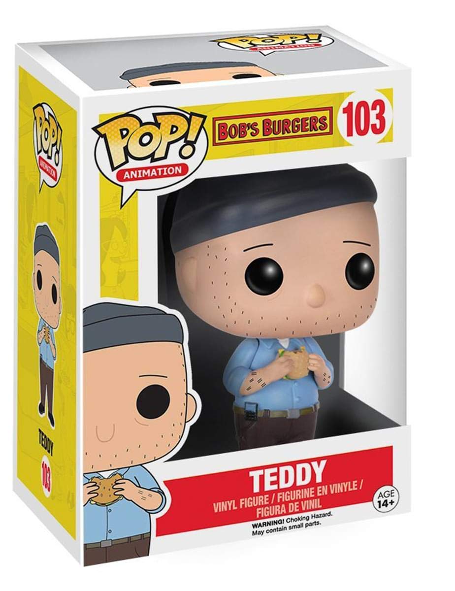 Funko POP Bob’s Burgers Teddy Action Figure - 3.75" Vinyl - Beige/Brown - Model 7646