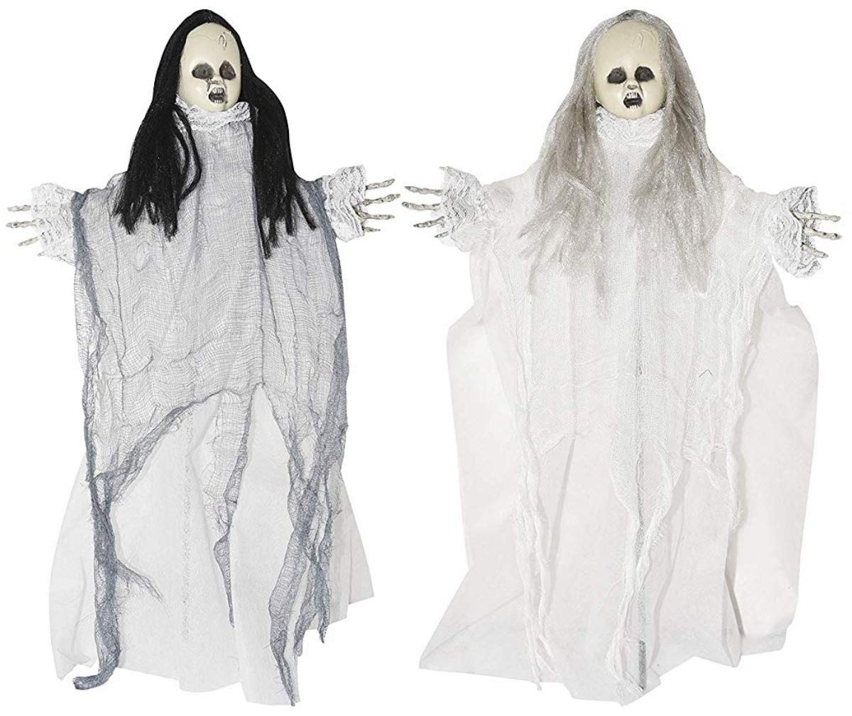 Sunstar Halloween Assorted Creepy Baby Dolls, Decoration 20 Inch, Pack Of 2