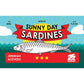 25th Century Games Sunny Day Sardines Card Game - Bite-Sized Travel Game for 2-4 Players, Small, Blue and White Mint Tin