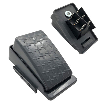 12Volt 6Volt Accelerator Foot Pedal Reset-Control Switch For Kids Ride On Cars, Children Electric Ride On Toys Replacement Parts Black 6-Pin Socket