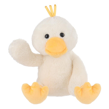 Apricot Lamb Toys Plush White Velvet Duck With Thin Foot Stuffed Animal Soft Cuddly Perfect For Kids 8.5 Inches