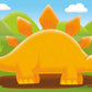 Ravensburger My First Puzzle Jolly Dinos - 2, 3, 4 & 5 Piece Jigsaw Puzzle for Kids, Unique Cardboard, Multi Color, Model 7289