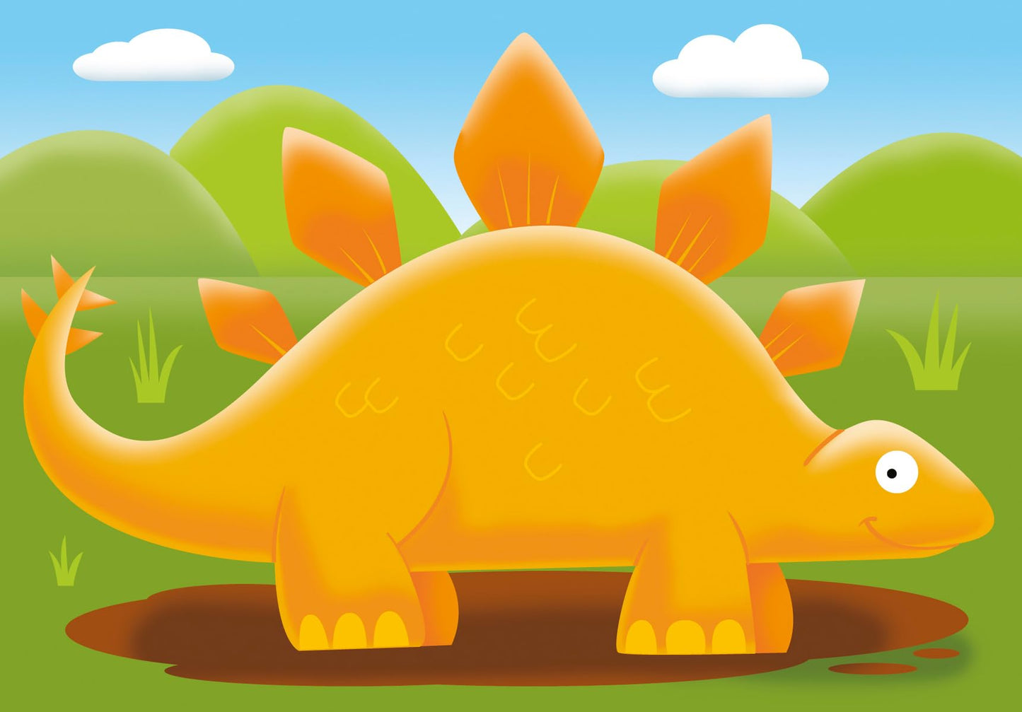 Ravensburger My First Puzzle Jolly Dinos - 2, 3, 4 & 5 Piece Jigsaw Puzzle for Kids, Unique Cardboard, Multi Color, Model 7289