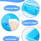 2 Pcs Sand Tray Sensory Bin With Lid And Handle, Portable Sensory Sandbox Container For Kids, Plastic Activity Tray For Toddlers