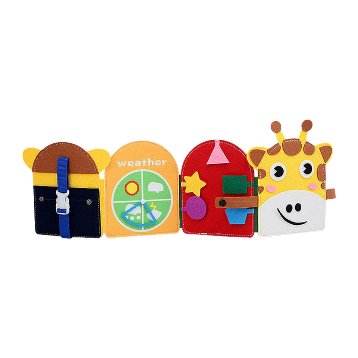 Atorse Giraffe Book Educational Fine Motor Skills Learning Preschool Quiet For Kids|Baby|Toys For Baby|Developmental Baby Toys