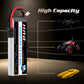 HRB 2PCS 11.1V 5000mAh 3S 50C-100C LiPo Battery TR Compatible with RC Cars Models Helicopter Airplane Quadcopter Truck Boat