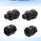 HOPLEX Aluminum Alloy 7mm RC Wheel Hex Hub Spacer with 9.5mm Offset Extension 4Pcs Hex Drive Adapter for AXIAL SCX24 Upgrades Ac