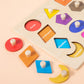 Shape Puzzles Wooden Puzzles For Toddlers, Peg Puzzle Educational Shape Sorter Toys Wooden Shape Board Puzzles, Preschool Learning Educational Toy For Baby Girls Boys