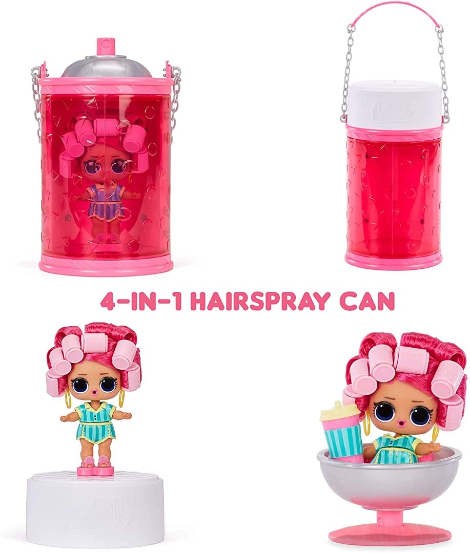 L.O.L. Surprise! Hairgoals Series 2 with 15 Surprises Including Real Hair Fashion Doll  limited availability Hair Salon Toy Chair  Doll Accessories  Bottle  Comb - Small Dolls for Girls Ages 4-14 Years