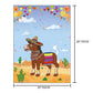 T-Antrix Pin The Tail On The Donkey Party Games For Kids With 21'' X 28'' Mexican Donkey Poster, Reusable Tails Party Supplies F