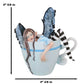 Ebros Gift Amy Brown Teacup Latte Coffee Drunk Fairy Figurine Fantasy Mythical Faery Magic Watercolor Collectible Decor Statue G