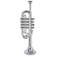 Bontempi 32 3831 4 Notes Silver Trumpet, 37 cm, Multi-Color, 38 cm