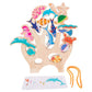 Atorse Montessori Animal Stacking Blocks Animal Toy For New Year Ages 36 Toddlers Ocean