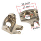 RZXYLRC Heavy Duty Brass Front Steering Knuckles Carrier Weights for 1/10 RC Crawler SCX10 II 90046 Upgrades
