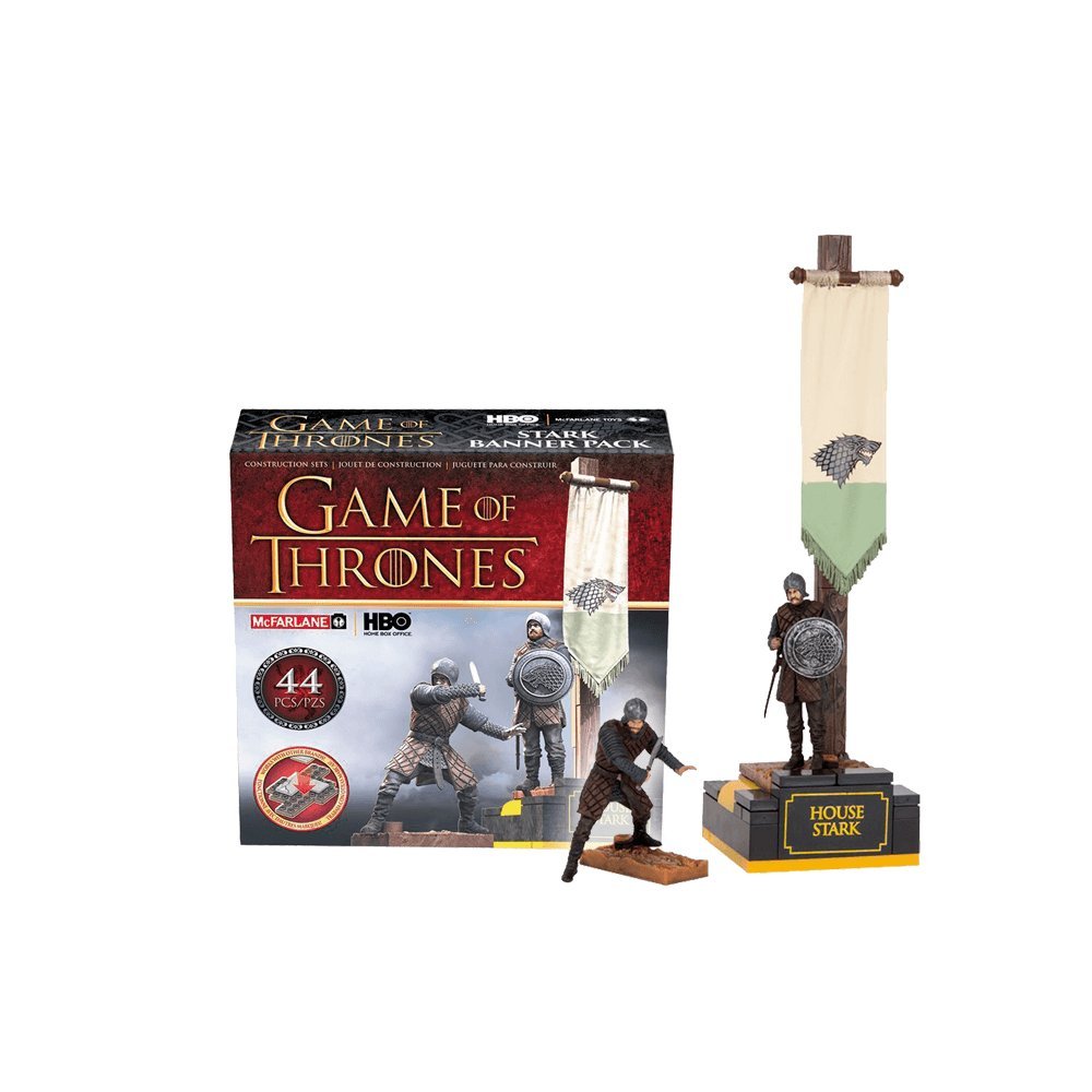 Mcfarlane Toys Game Of Thrones Stark Banner Pack Construction Set
