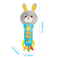 Bambiya Bunny Baby Teething Toy For 6 Months And Up - Baby Teether, Rattle & Musical Toy With Lights, Fun Sound Effects - Baby Toy Gift For Ages 6 Months And Up