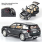 Adlon Car 4 Wheel Drive Metal Car Pull Back with Open Doors, Engine Cover, Front and Rear Light & Music Great Gift for Boys and