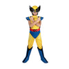 MARVEL Wolverine Official Youth Halloween Costume - enhanced Quality Padded Jumpsuit with Plastic Mask Large