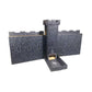 Dark Castle Keep Dice Tower & 2 Wall Dm Screens W/Magnetic Initiative Turn Tracker
