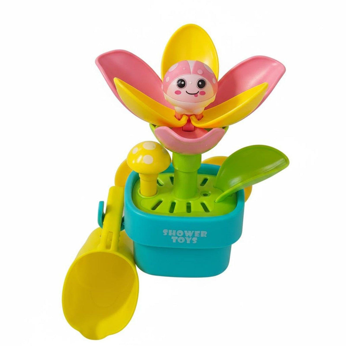 Club BollywoodBath Flower Pot Toy Bathspray Spinning Garden Bath Toy Colorful for Infants, Young Children, Bathtub, Washroom Pin
