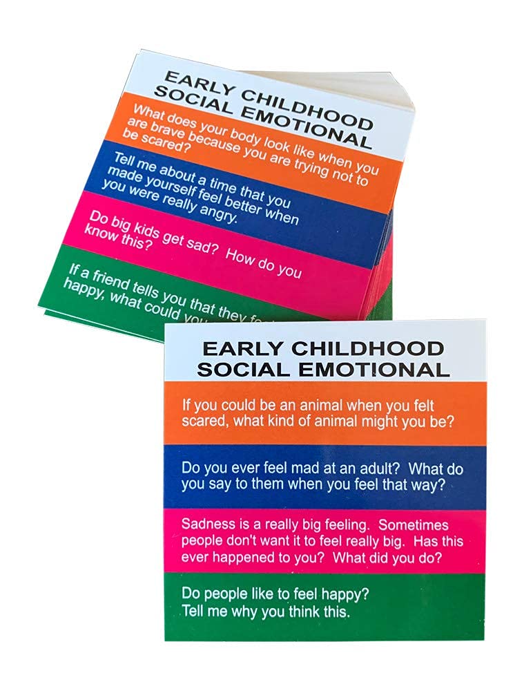 Yehua! Totika Early Childhood Social Emotional Card Deck & Totika Pickup Sticks Game (Ages 4-7)