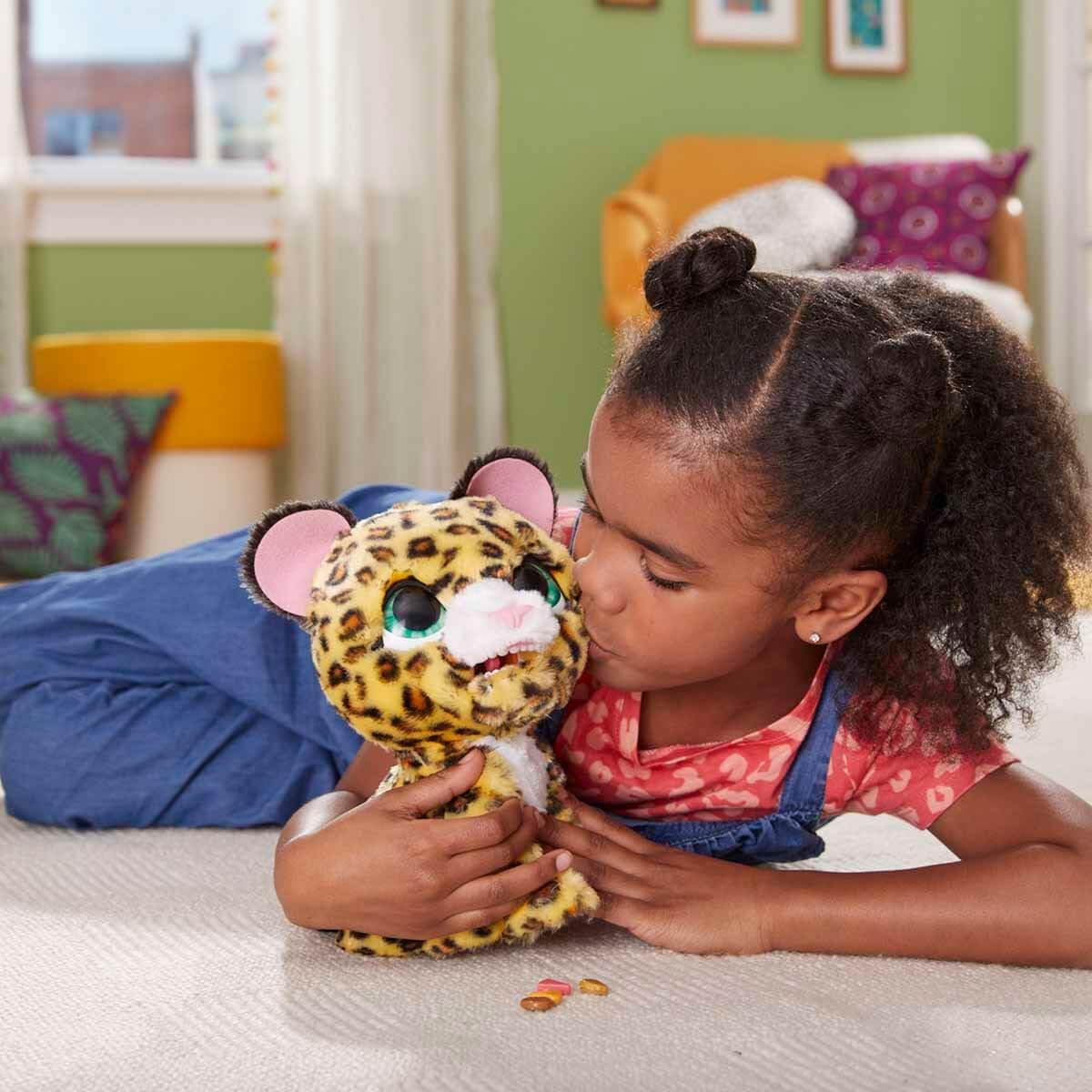 Furreal Lil’ Wilds Lolly The Leopard Plush Toy, Electronic Pets, With 40+ Sounds And Reactions; Interactive Pet, Animatronic Toys For 4 Year Old Girls And Boys And Up