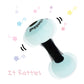 June Garden 6' My First Dumbbell - Plush Baby Rattle Toy - Safe Soft Barbell Workout Toy For Infants Boys And Girls - Pink