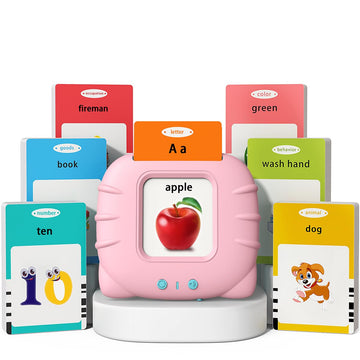 Kidzdo Learning Toys For Toddler 2-4 Years - 254 Sight Words Talking Flash Cards With Music, Abc 123, Etc, Pocket Speech Therapy