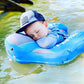 V Convey Cloth Add Tail Avoid Flip Over Upf 50+ Size Improved Newest Mambobaby Non Inflatable Baby Float Swim Trainer Solid Infant Pool Float With Canopy Swim Ring