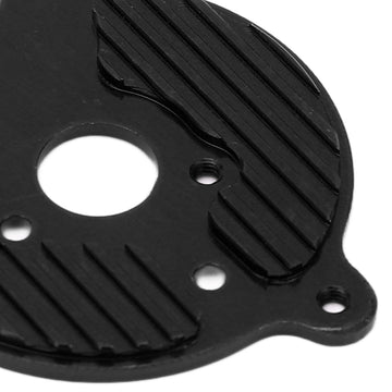 RC Motor Mount Heat Sink Plate, Aluminum, for Mini-T 2.0 2WD 1/18 RC Truck(Black)