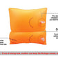 Topsung Floaties Inflatable Swim Arm Bands Rings Floats Tube Armlets for Kids and mature-themed (Orange)