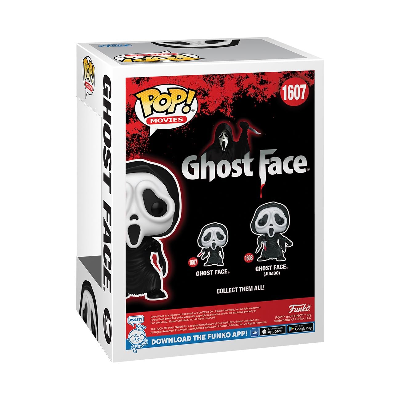 Funko POP! Ghostface Vinyl Figure - Collectible Horror Model - Multicolor - Gift for Kids & Adults - Official Merchandise